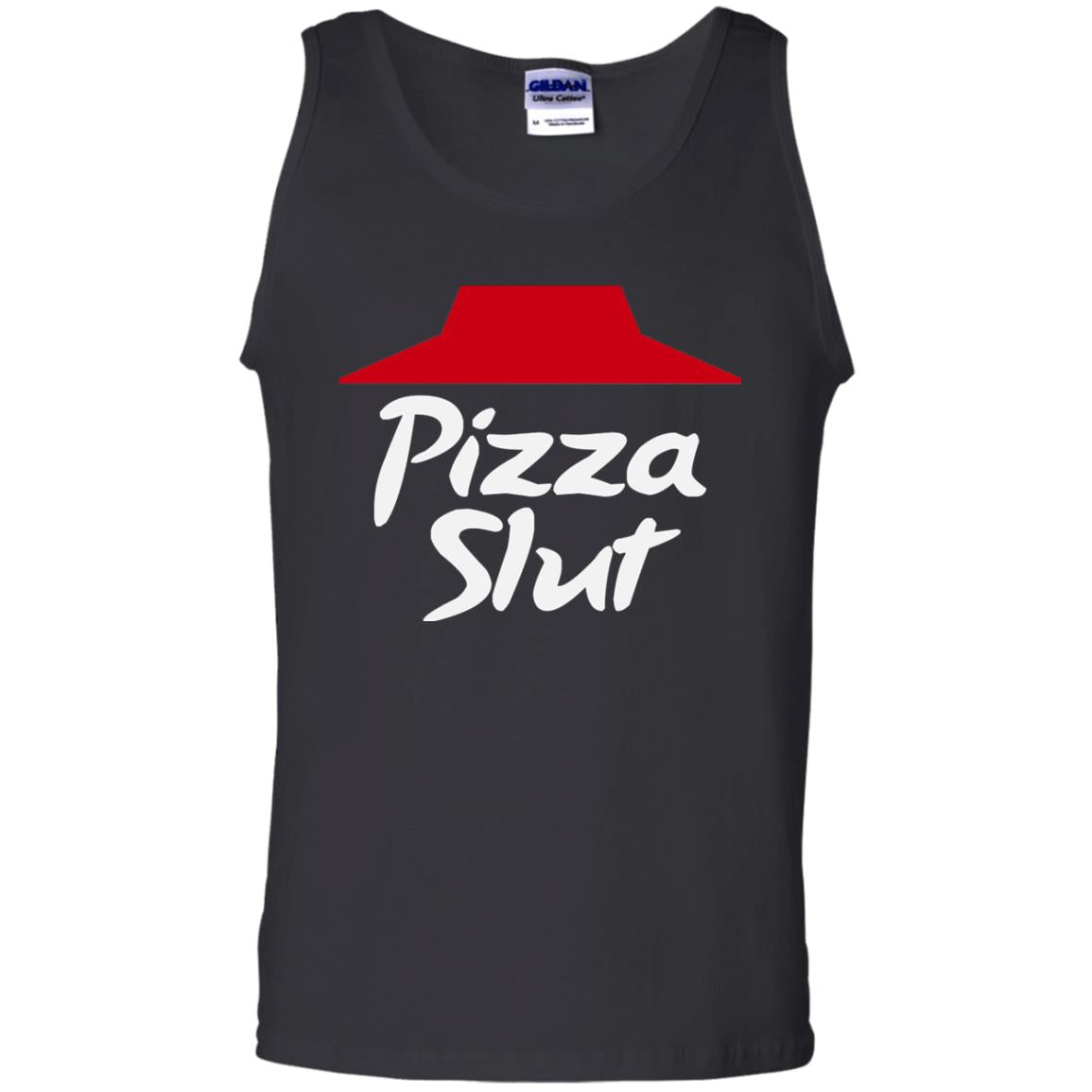Pizza Slut Pizza Lovers Funny Adult Humor T-shirt Black