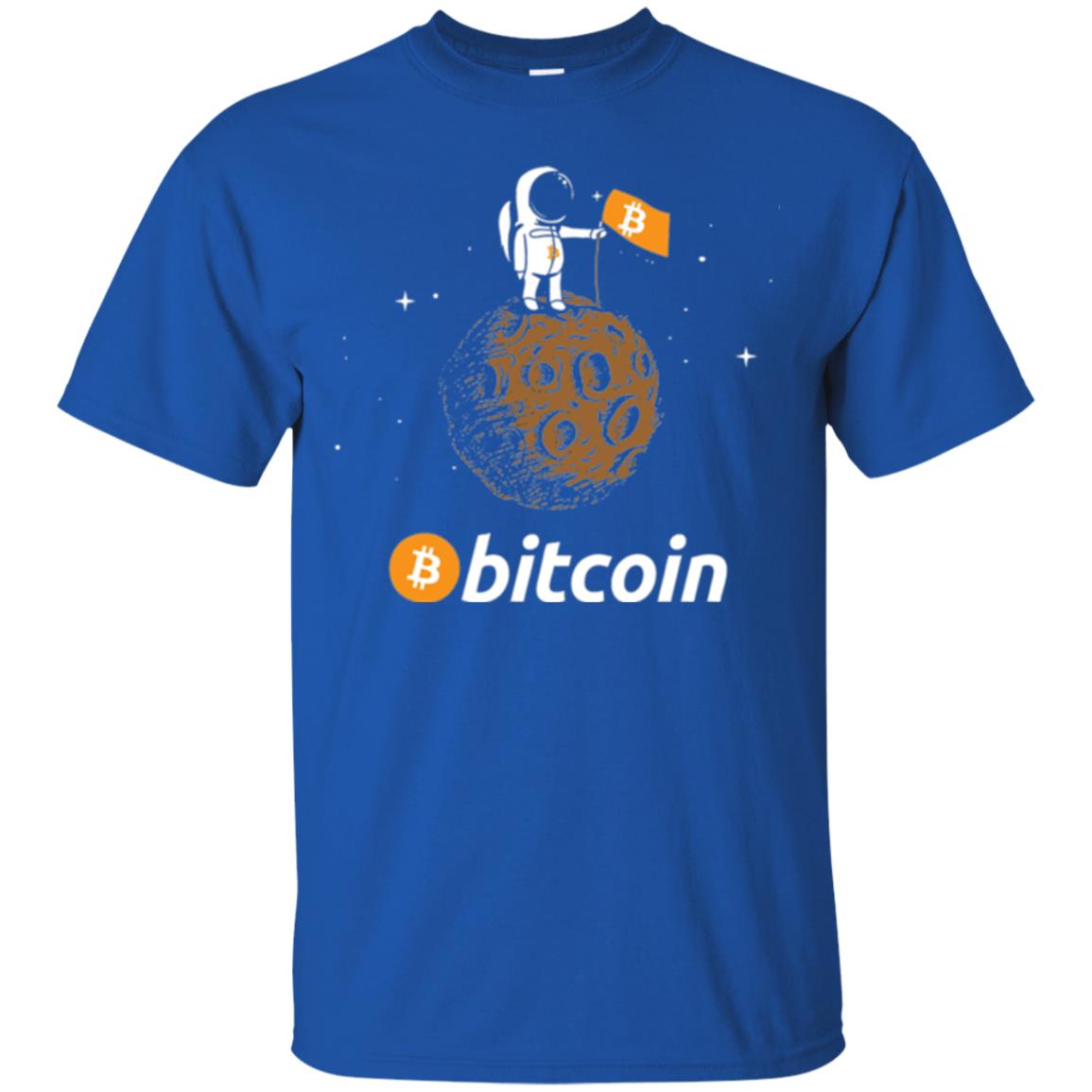 Bitcoin T-shirt Featuring Astronaut Royal