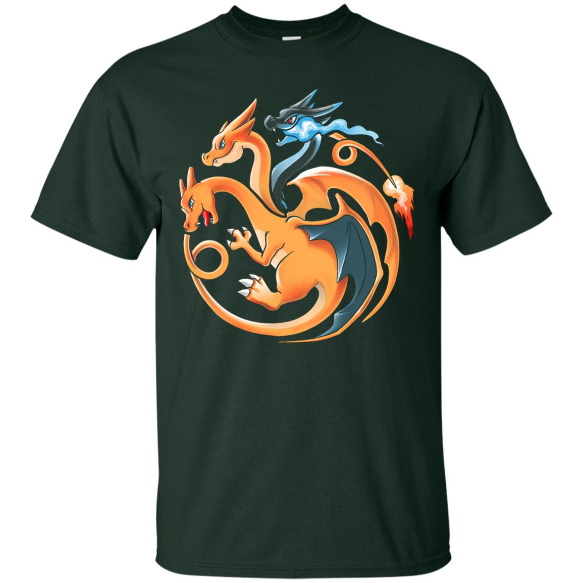Wistitee Fire Flying And Dragon Shirt Forest