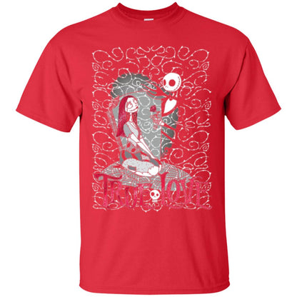 Disney Nightmare Before Christmas True Love Halloween T-shirt Red