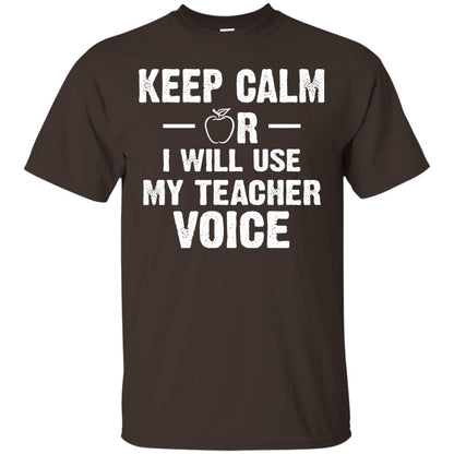 Keep Calm Or I Will Use My Teacher Voice Dark Chocolate