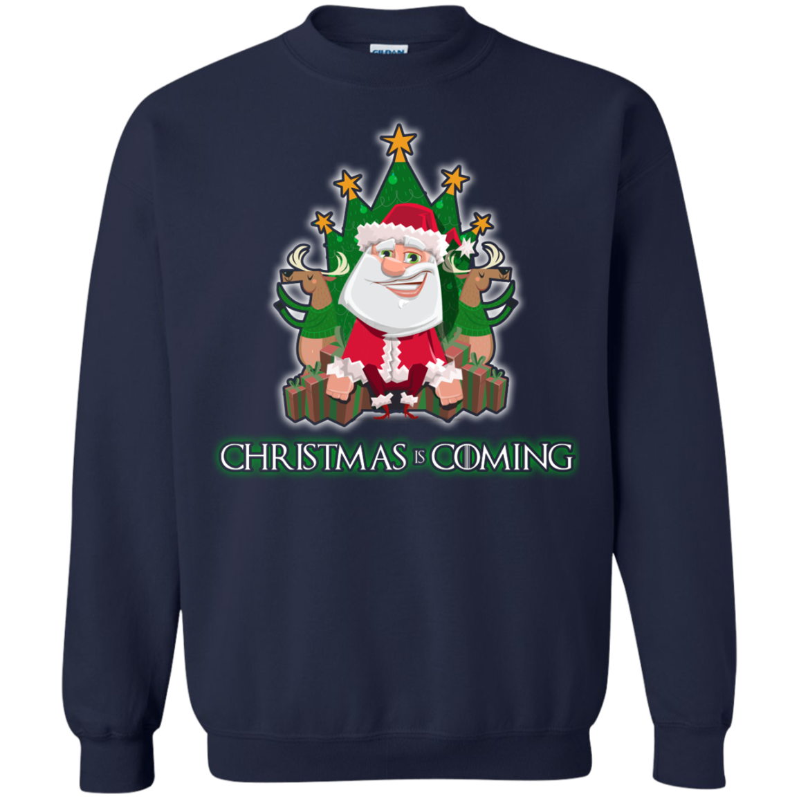 Christmas Is Coming T-shirt Navy