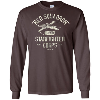 Movie T-shirt Red Squadron Starfighter Rebel Corps Base Dark Chocolate