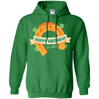Happy Birthday To Me Shamrocks Saint Patrick's Day T-shirt Irish Green