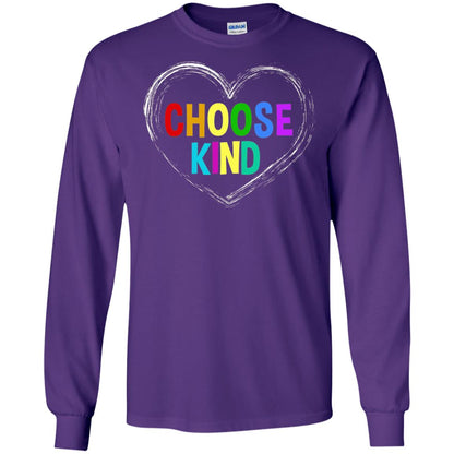 Choose Kind Anti Bullying T-shirt Purple
