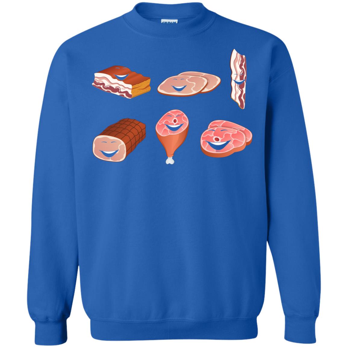 Funny Bbq T-shirt Meat Family Royal