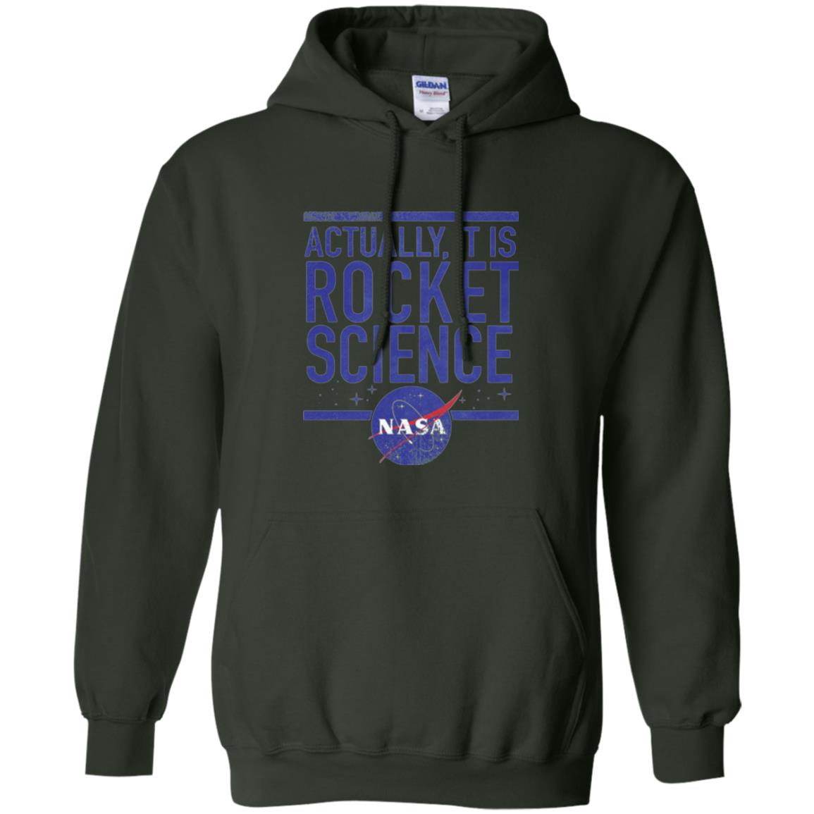 Science T-shirt Actually It Is Rocket Science Graphic Forest Green