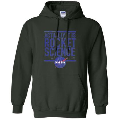 Science T-shirt Actually It Is Rocket Science Graphic Forest Green