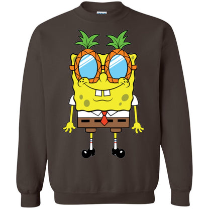 Nickelodeon Spongebob Squarepants Pineapple Glasses T-shirt Dark Chocolate