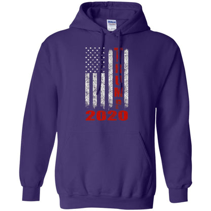 American Flag Vintage Design Trump 2020 T-shirt Purple