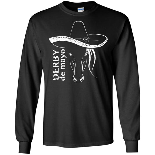 Derby De Mayo Sombrero Horse Race Shirt Black