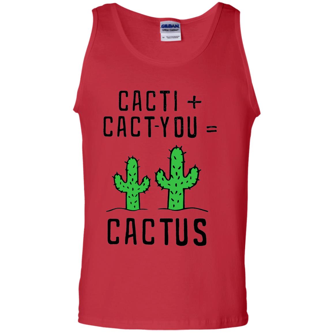 Funny Cactus Shirt Cacti Cact You Red
