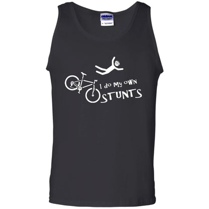 Biker T-shirt I Do My Own Stunts Black