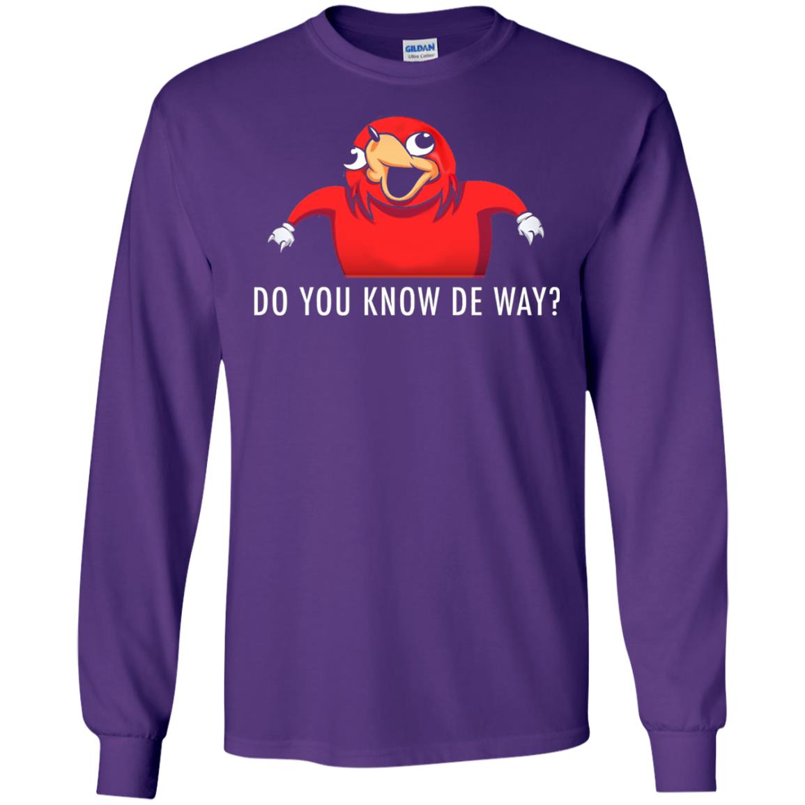 Do You Know De Way T-shirt Purple