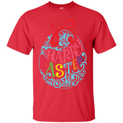 Happy Easter Day T-shirt Red