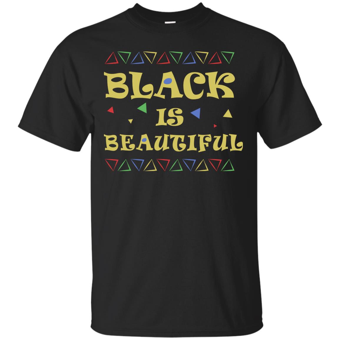 African American T-shirt Black Is Beautiful Black