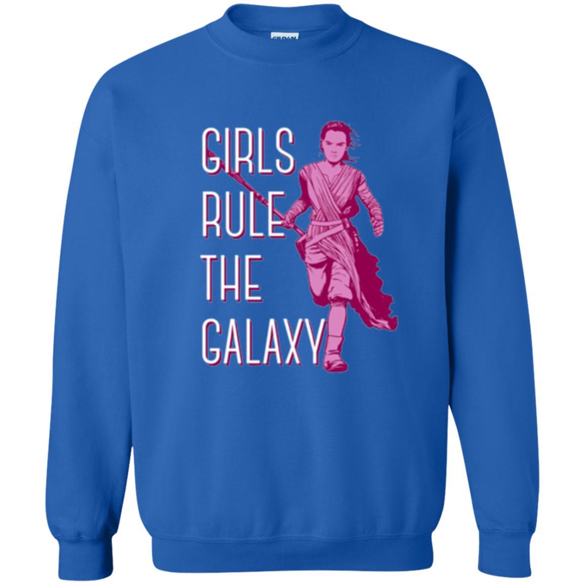 Film T-shirt Girls Rule The Galaxy T-shirt Royal