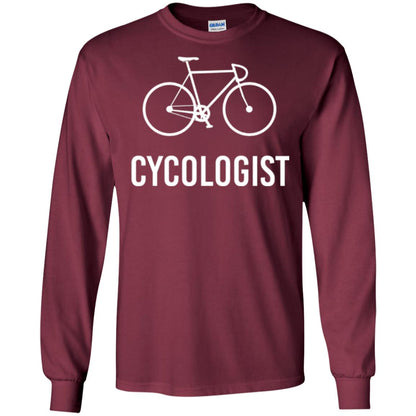 Bicycle Lovers T-shirt Cycologist Maroon
