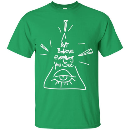 Shane Dawson T-shirt Don't Believe Everything You See Irish Green