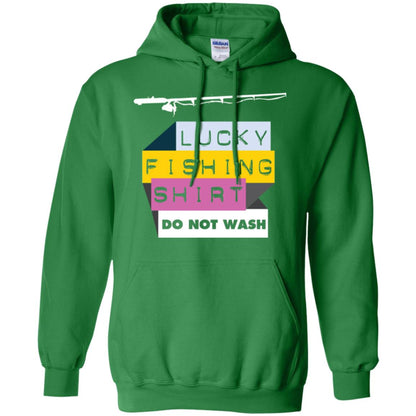 Fisherman T-shirt Lucky Fishing Shirt Do Not Wash Irish Green