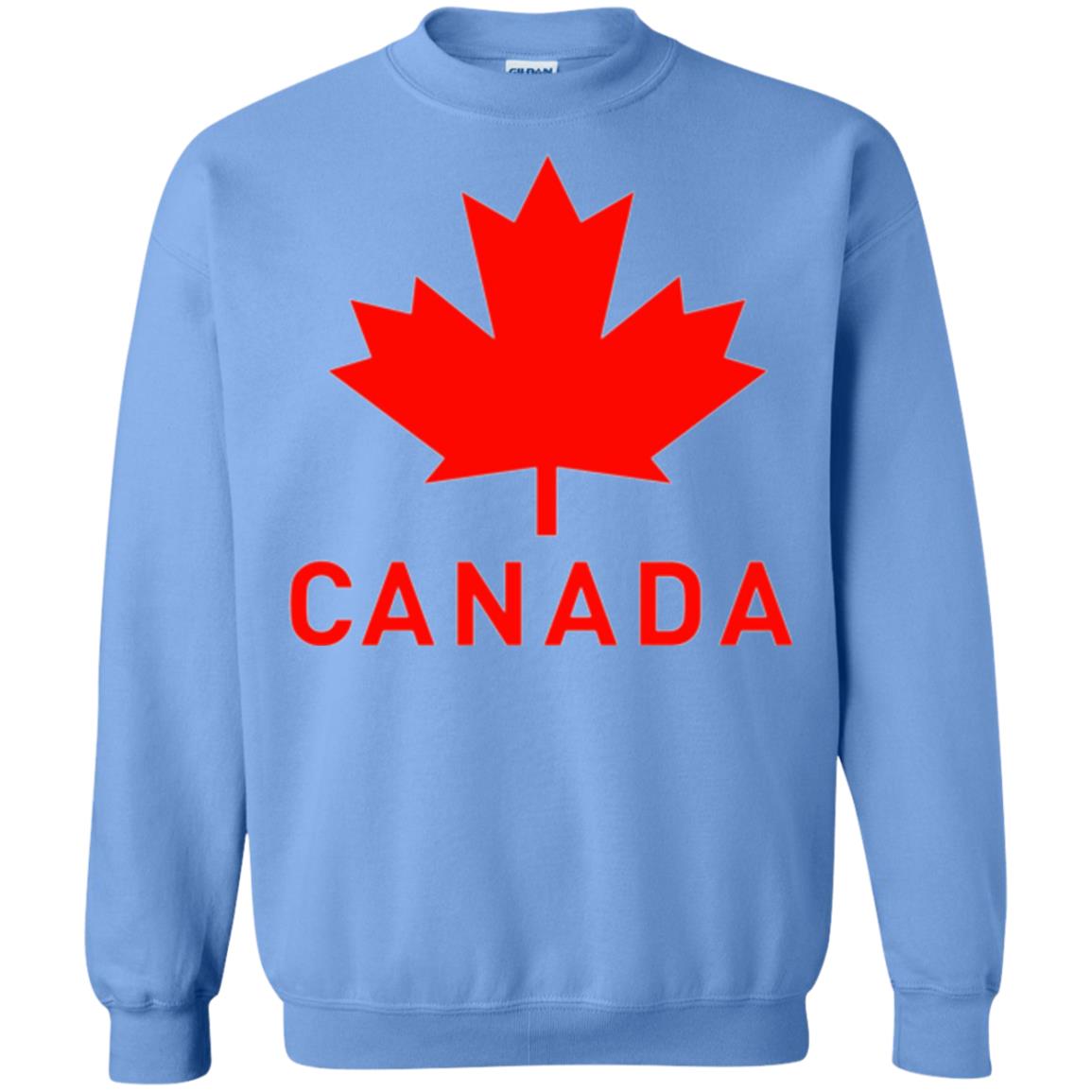Canada Flag T-shirt Vintage Canada Flag Eh Team Carolina Blue