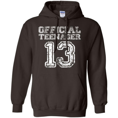 Brithday T-shirt Official Teenager T-shirt Dark Chocolate