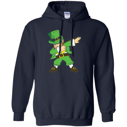 Dabbing Leprechaun Irish Dab Dance St Patrick_s Day T-shirt Navy