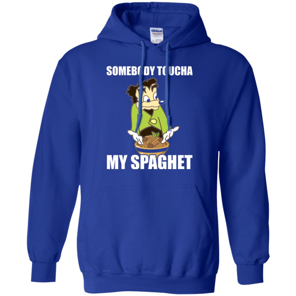 Somebody Toucha My Spaghet T-shirt Royal