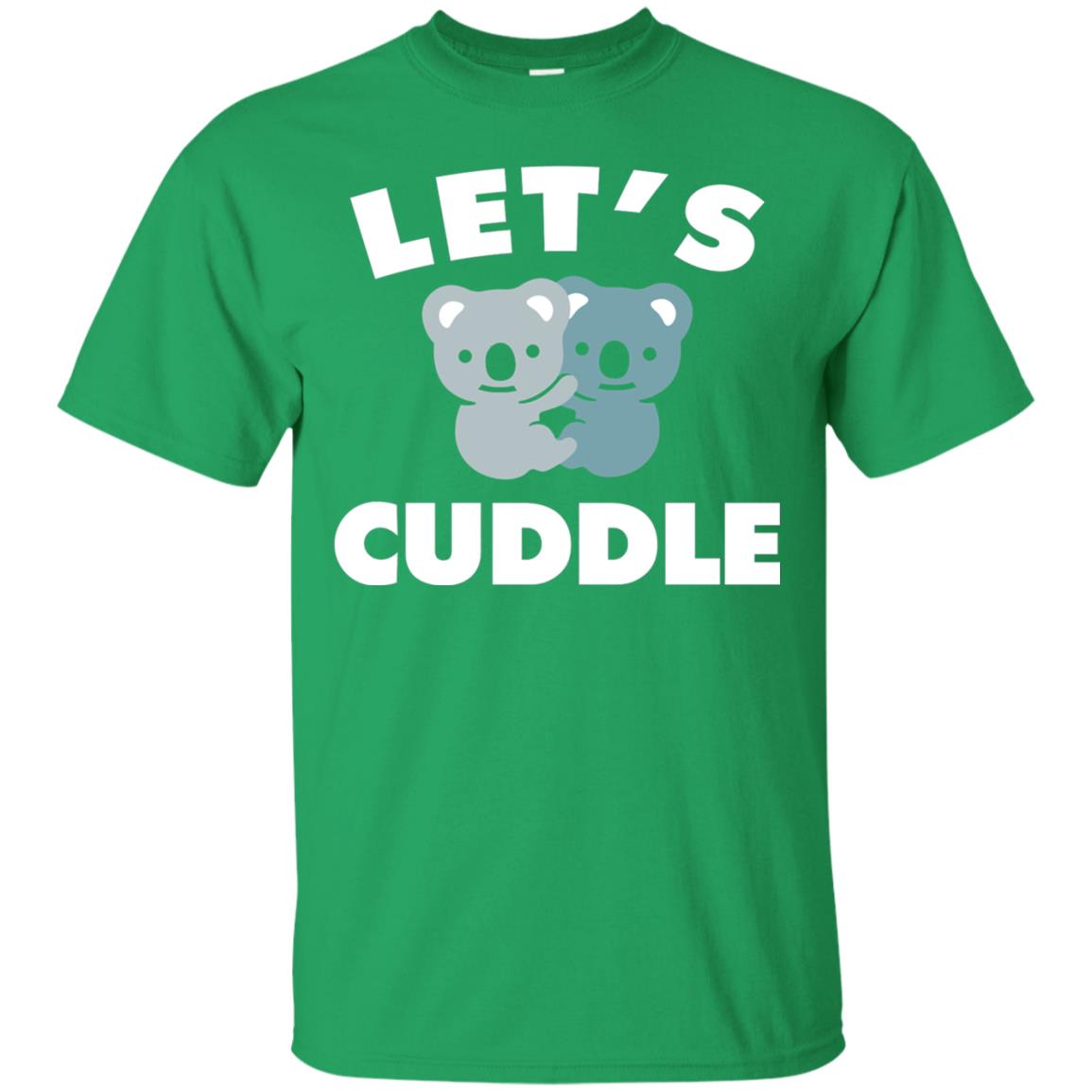 Let_s Cuddle Novelty T-shirt Irish Green