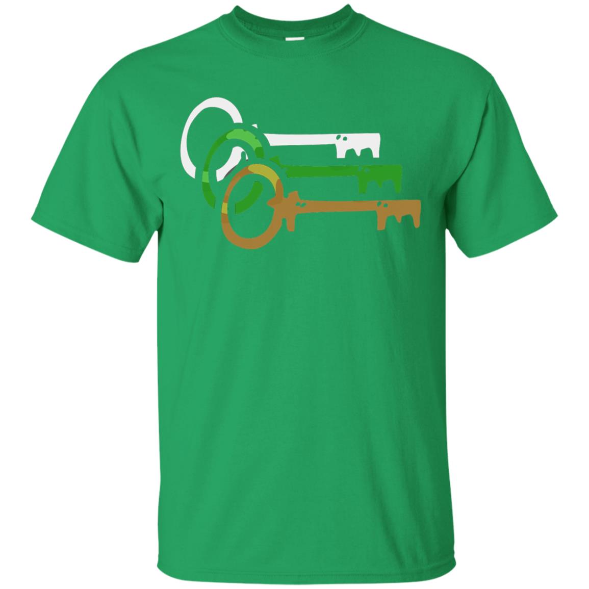 Player One Ready Keys Gamer T-shirt Irish Green