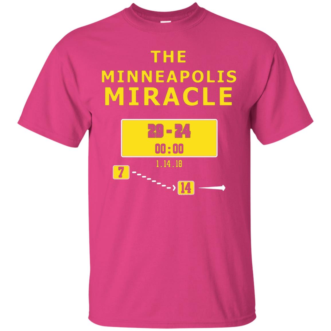 Football Lover T-shirt The Minneapolis Miracle Heliconia