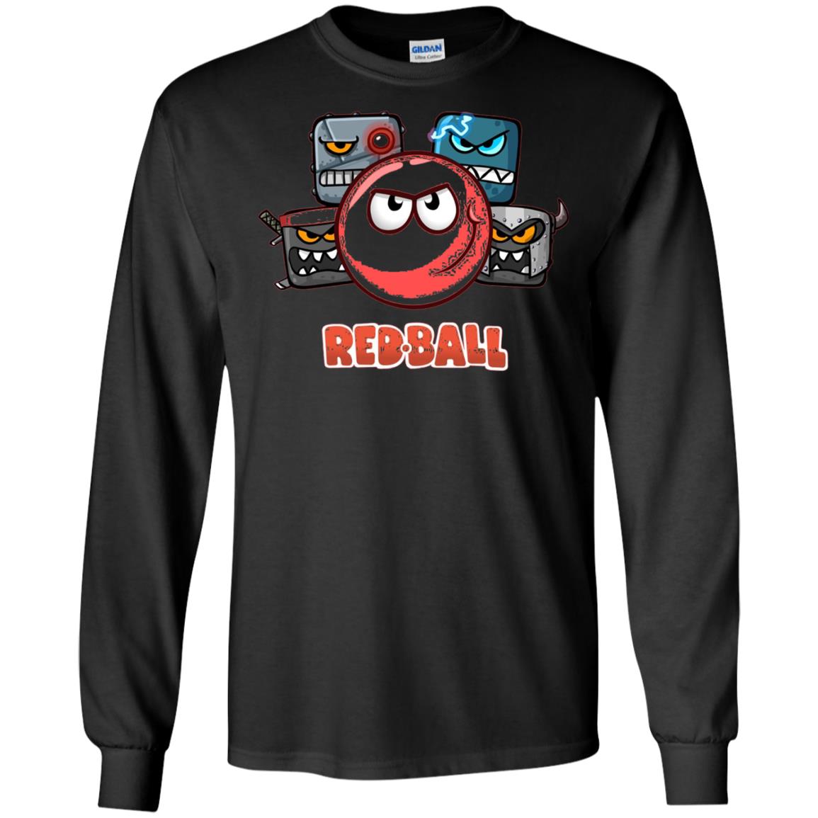 Red Ball 4 The Crew Game Lover T-shirt Black