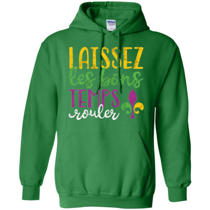 Mardi Gras T-shirt Laissez Les Bons Temps Rouler Irish Green