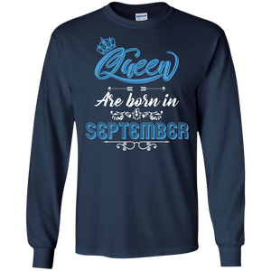 Brithday T-Shirt Queen Are Born In September