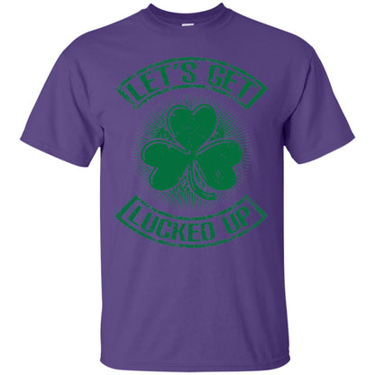 Let_s Get Lucked Up St. Patrick_s Day T-shirt Purple