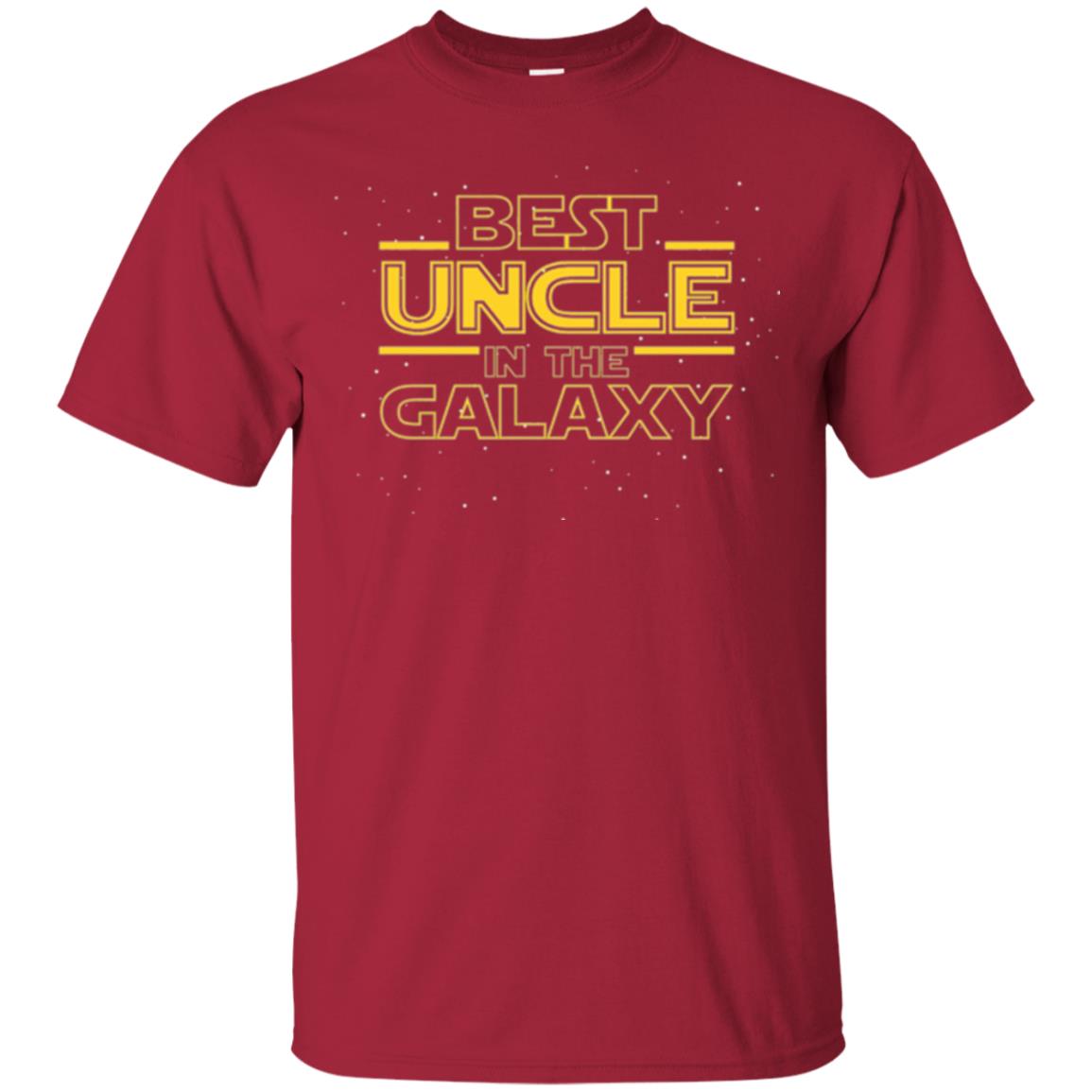 Uncle T-shirt Best Uncle In The Galaxyt-shirt Cardinal