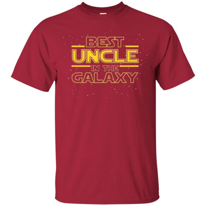 Uncle T-shirt Best Uncle In The Galaxyt-shirt Cardinal
