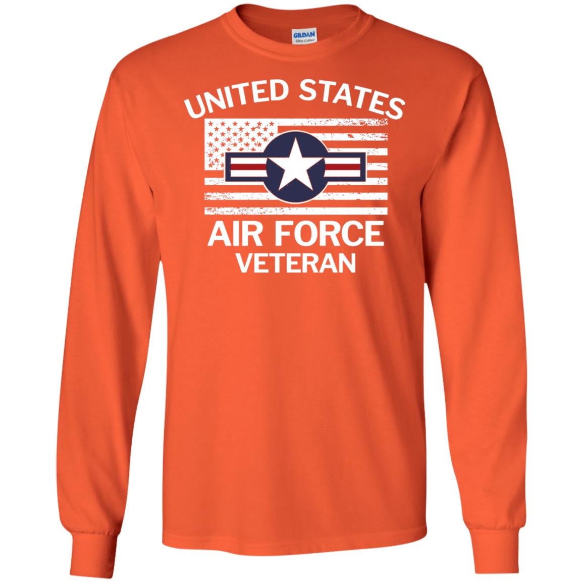United States Air Force Veteran T-shirt Orange