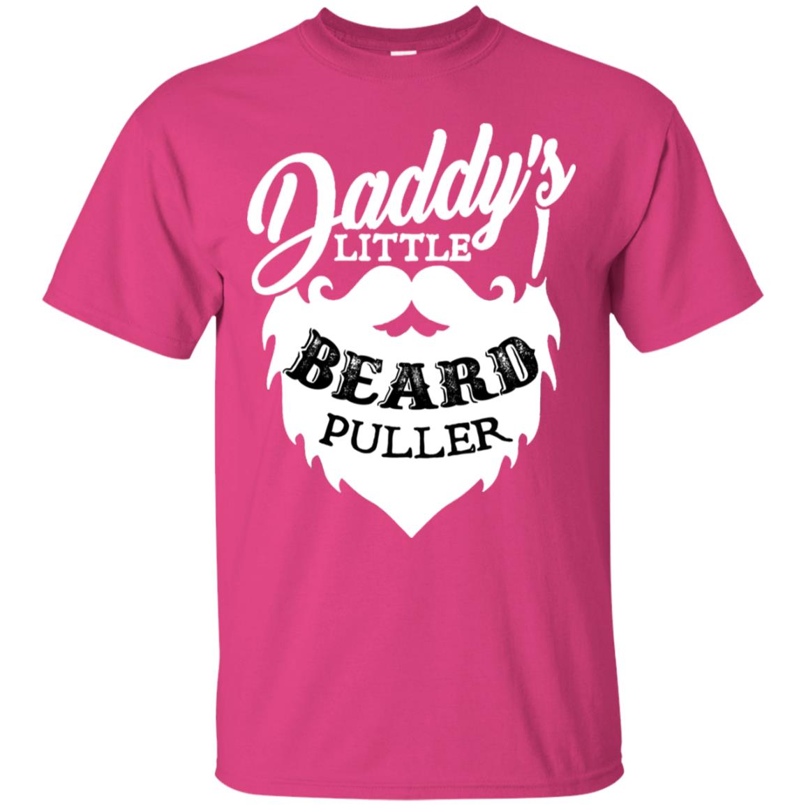 Daddy's Little Beard Puller Kid Shirt Heliconia