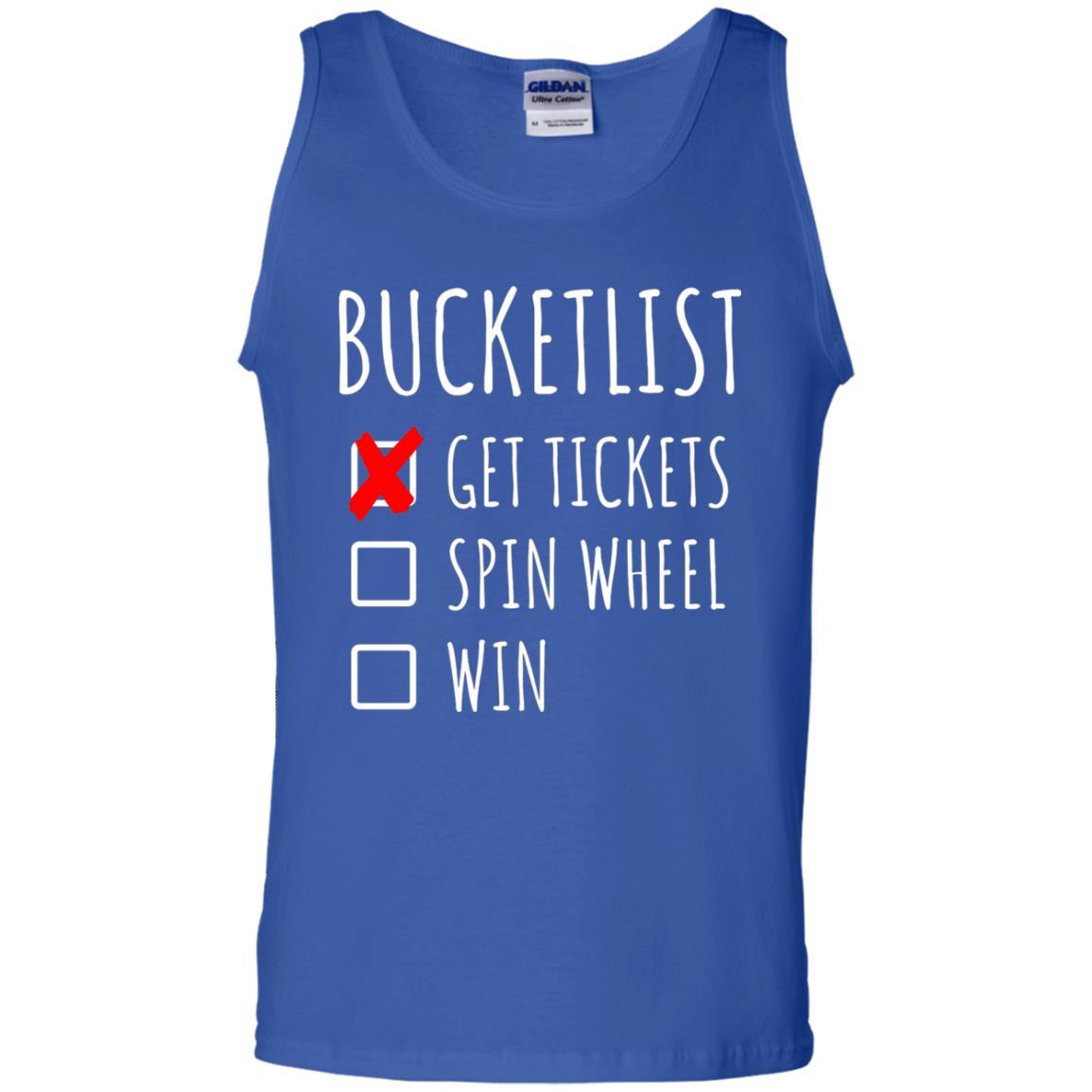 Game Show T-shirt Bucket List Spin Wheel Win Royal