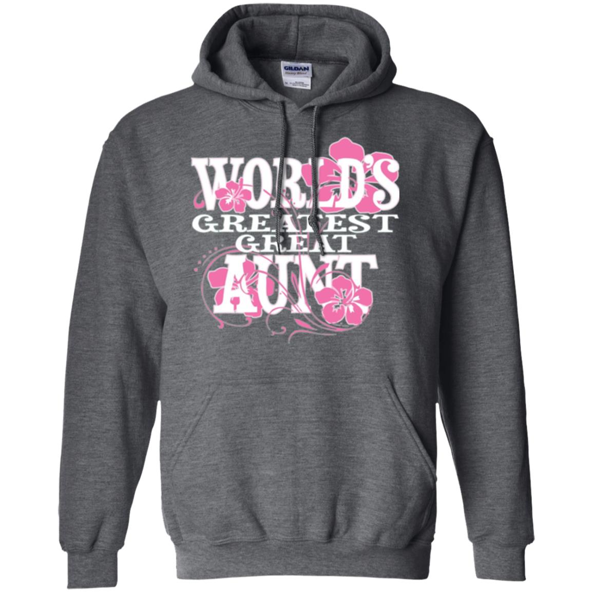 Aunt T-shirt World_s Greatest Great Aunt Dark Heather