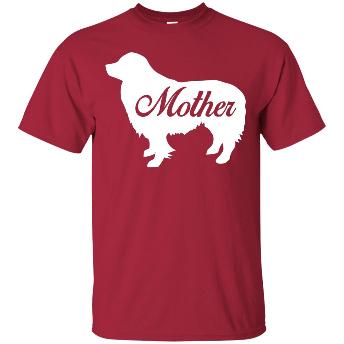 Border Collie Dog Mom T-shirt Cardinal