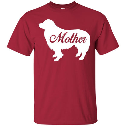 Border Collie Dog Mom T-shirt Cardinal