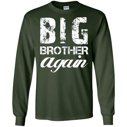Big Brother Again T-shirt New Baby Forest Green