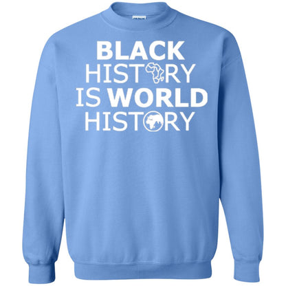 Black History Is World History T-shirt Carolina Blue
