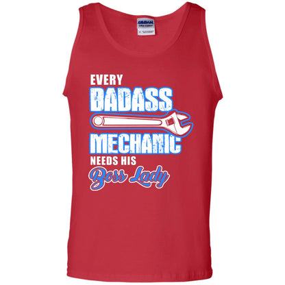 Every Badass Mechanic Needs His Boss Lady Shirt Red