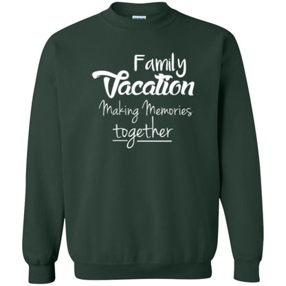 Family Vacation Making Memories Together T-shirt Forest Green