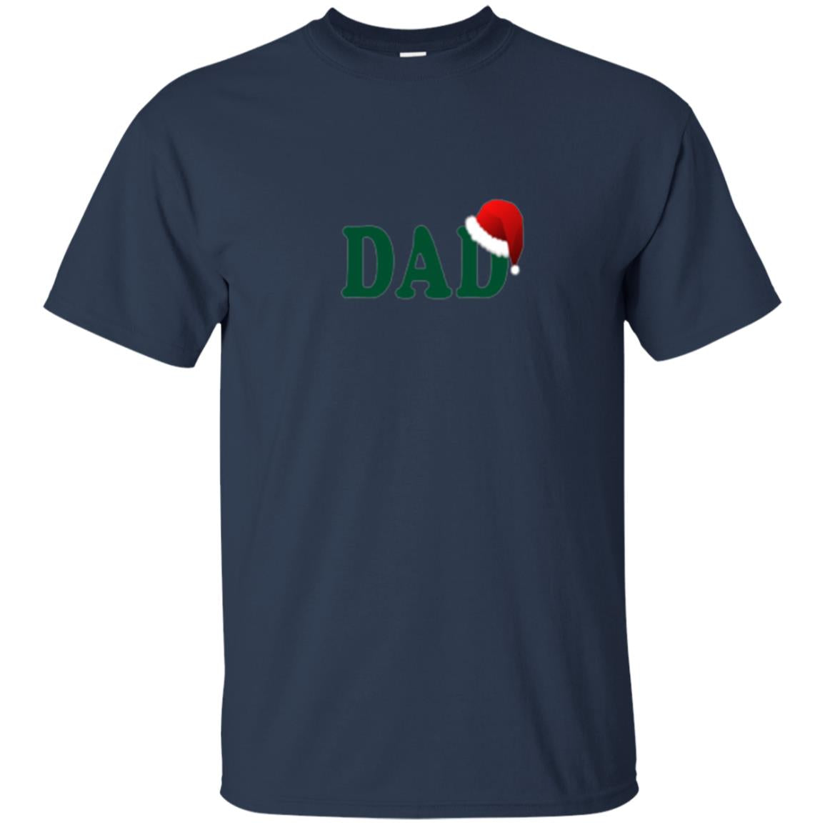 Christmas T-shirt Dad Santa Navy