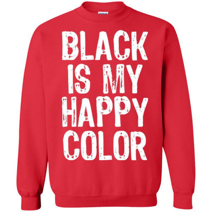 Black Is My Happy Color T-shirt Red