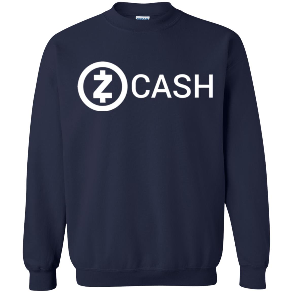 Cryptocurrency Zec Logo T-shirt Zcash Navy